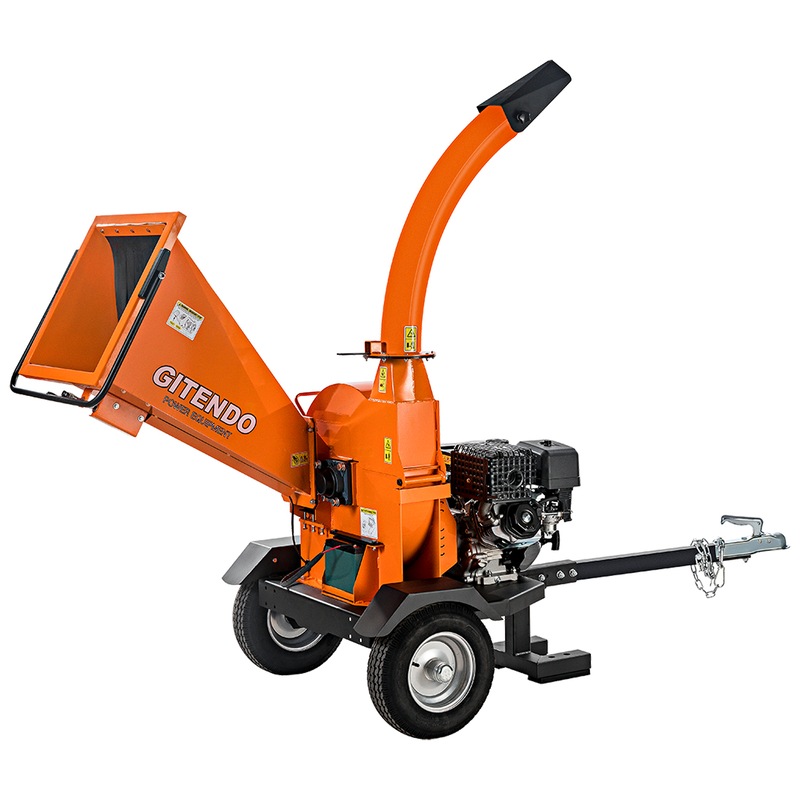 Buy GITENDO Tow Behind 15HP Wood Chipper 120mm Disc Chipping MyDeal