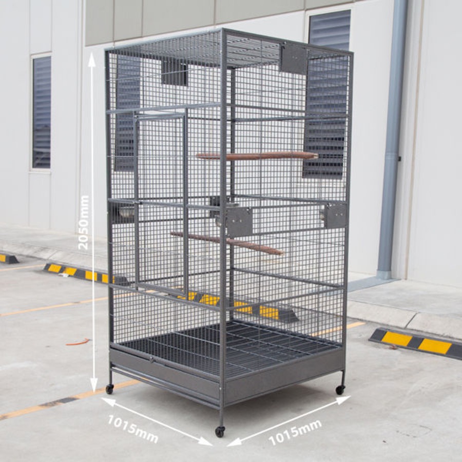 XXL Large Bird Flight Cage Parrot Aviary 205x102x102cm