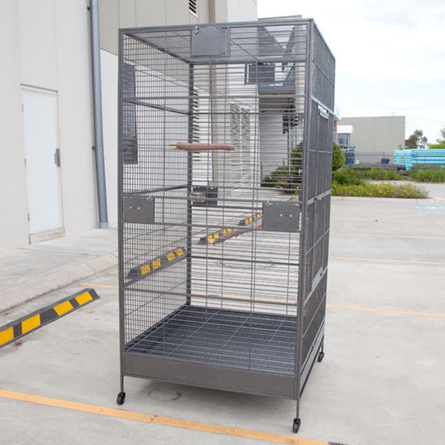 XXL Large Bird Flight Cage Parrot Aviary 205x102x102cm