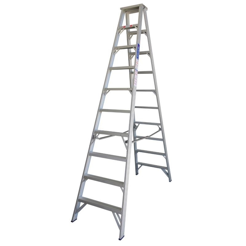 Indalex Double Sided Aluminium 10 Step Ladder 3m Buy Step Ladders