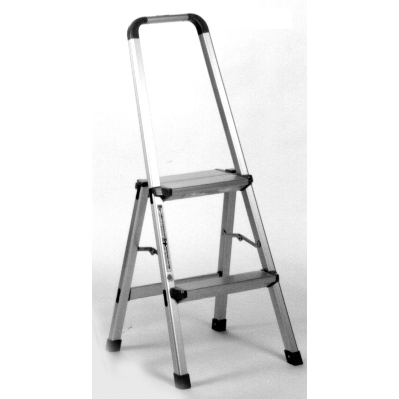 Indalex Aluminium 2 Step Ladder with Handrail 0.6m Buy Step Ladders