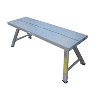 2.0M Double Work Platform With Adjustable Heights 775Mm - 1100Mm