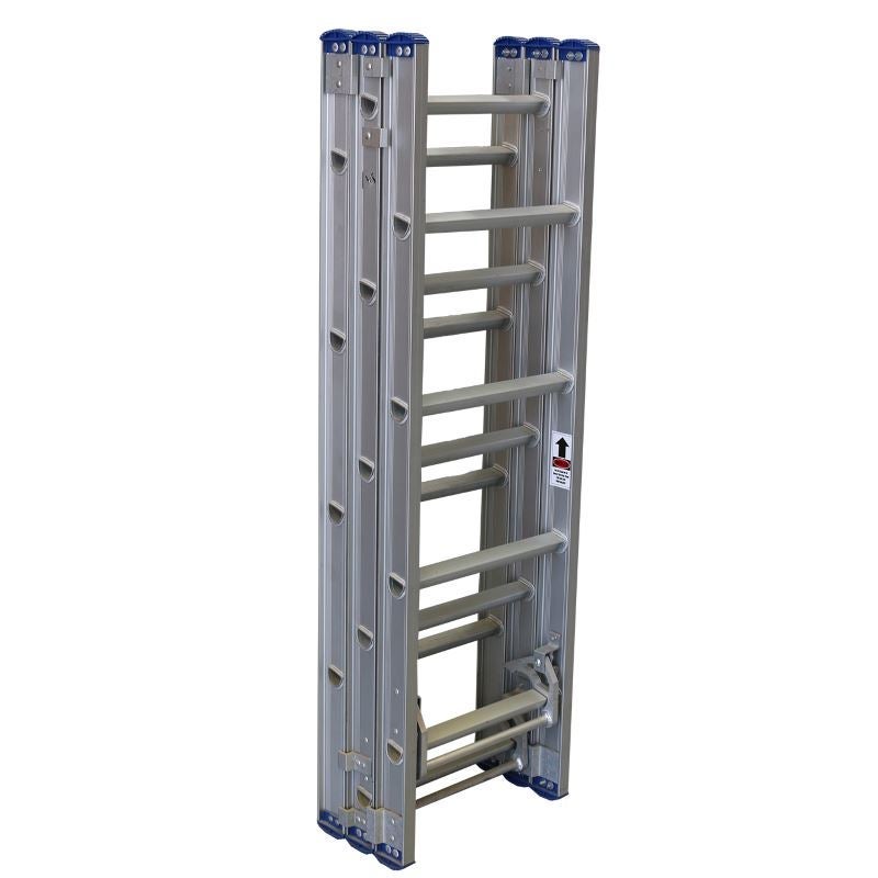 Indalex Aluminium Triple Extension Ladder 1.7-4.5m