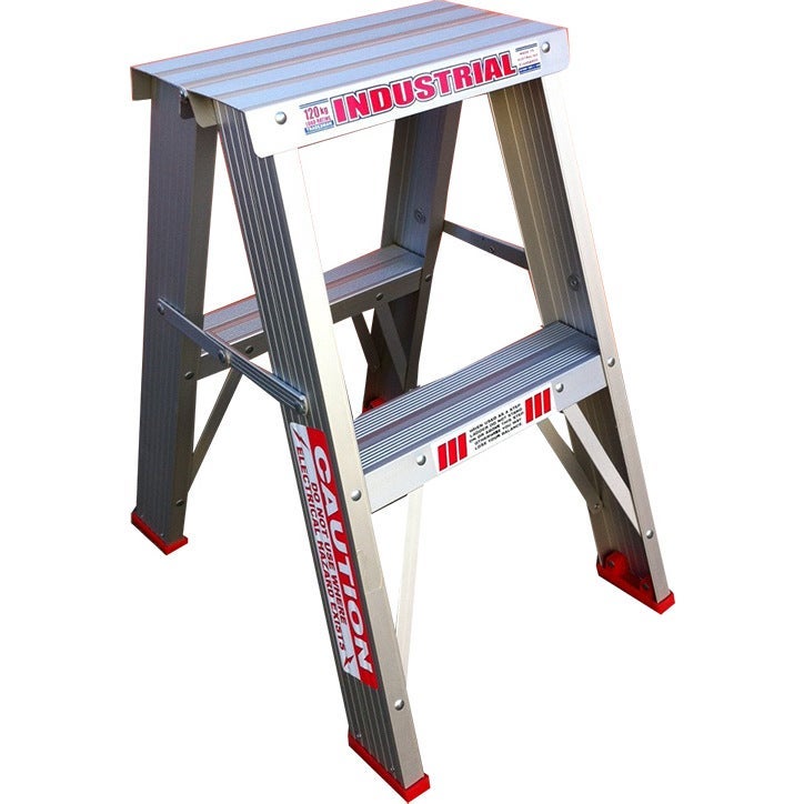 Indalex Double Sided Aluminium 2 Step Ladder 0.6m