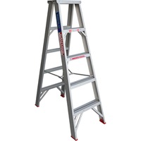 Indalex Double Sided Aluminium 5 Step Ladder 1.5m