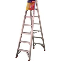 Indalex Double Sided Aluminium 7 Step Ladder 2.1m