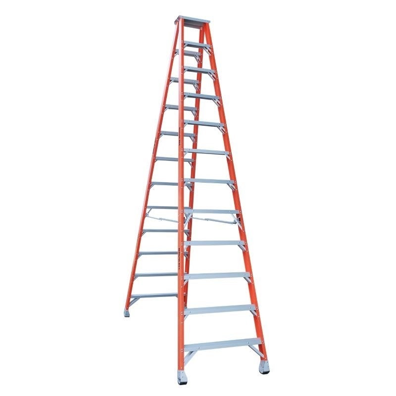 Indalex Double Sided Fibreglass 12 Step Ladder 3.7m