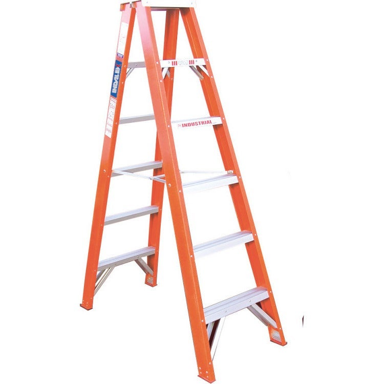 Indalex Double Sided Fibreglass 6 Step Ladder 1.8m
