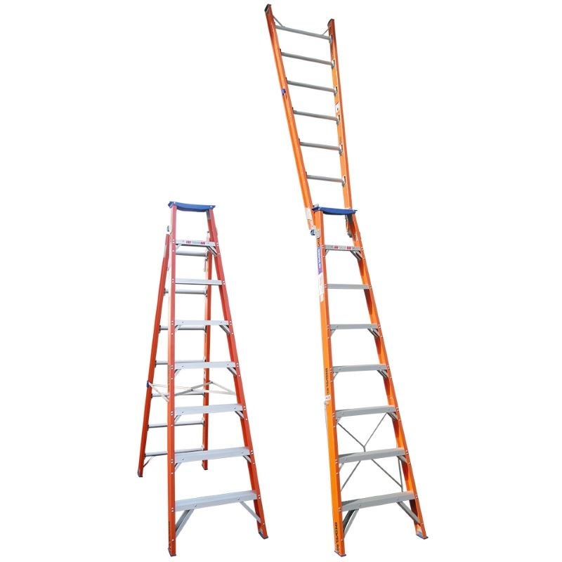 Indalex Two Purpose Fibreglass Ladder 8ft