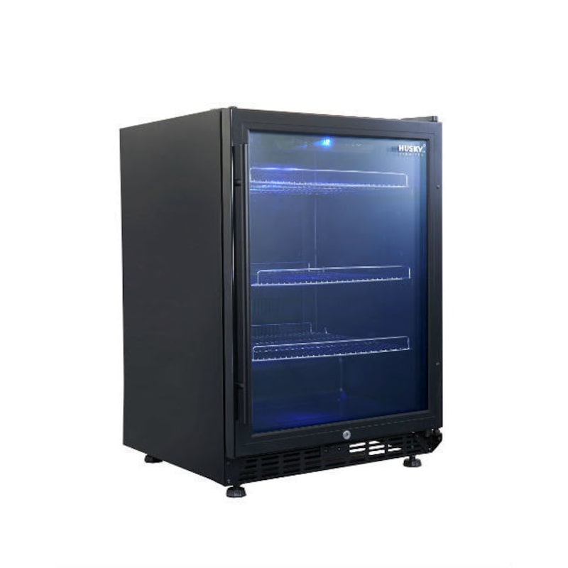Buy Husky Single Door Wine Fridge with Black Trim 154L MyDeal