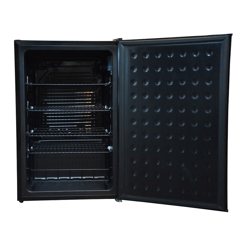 Husky 118L Solid Door Under Counter Bar Fridge in Black Buy Bar