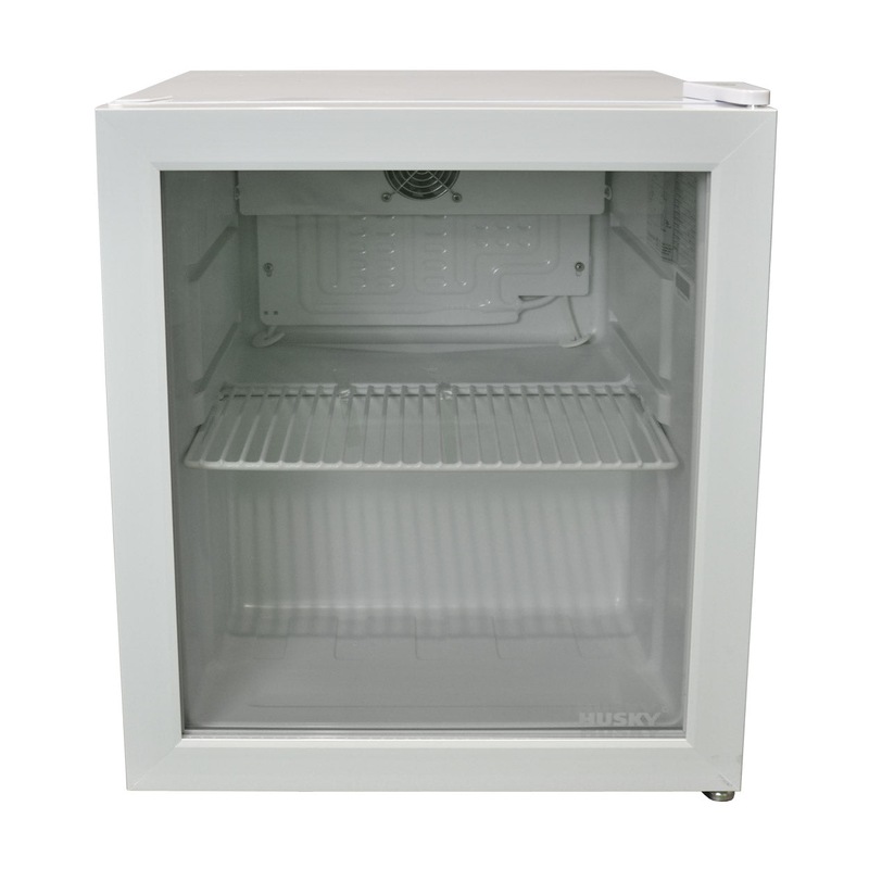 Husky 50L Glass Door Mini Compact Bar Fridge in White Buy Bar Fridges
