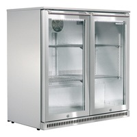 Husky 190L Double Door Alfresco Drinks Chiller With Anti-Condensation Doors In S/Steel (ALF-C2-840)