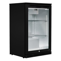Husky 118L Single Door Alfresco Drinks Chiller With Anti-Condensation Door In Black (ALF-C1-BLK-840)