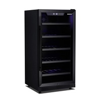Husky Riserva 240L Single Zone Freestanding Wine Fridge in Matt Black (HUSWS72SMBZY)