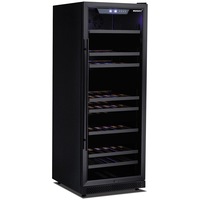 Husky Riserva 380L Dual Zone Freestanding Wine Fridge in Matt Black (HUSWS128DMBZY)