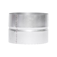 Sirius Galvanised Steel External Range Hood Duct Connector