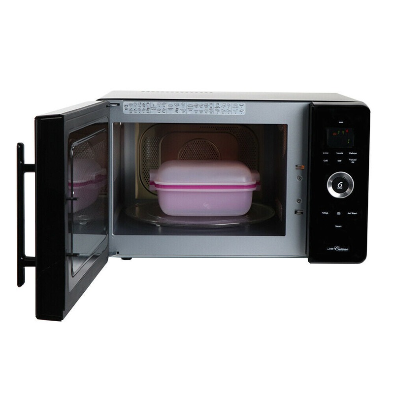 Whirlpool 29L 6th SENSE Crisp N Grill Microwave Oven In Black (JQ280BL