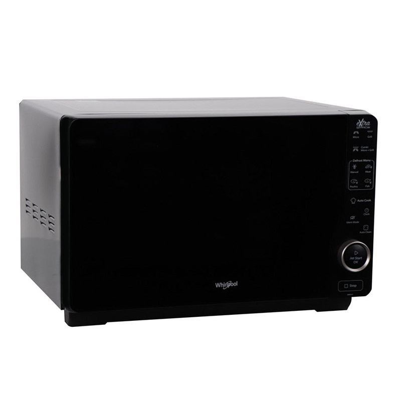 Buy Whirlpool 30L 800W Flatbed Microwave & Grill with Inverter Technology In Black (MWF421BL