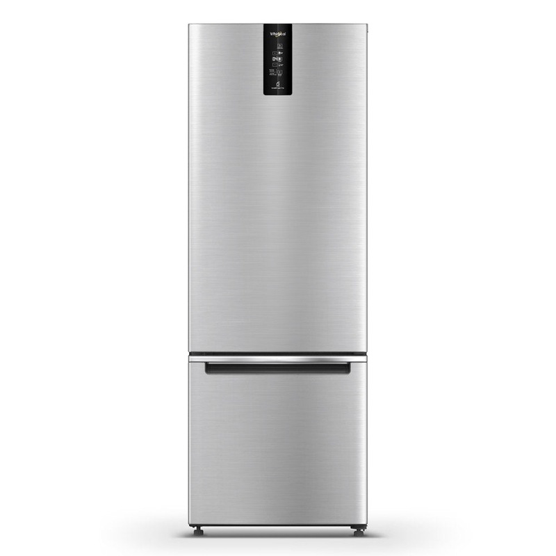 Buy Whirlpool 313L Bottom Mount Fridge/Freezer in Stainless Steel
