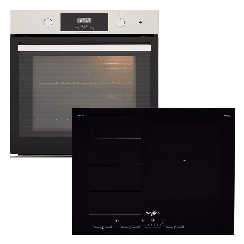 Buy Whirlpool 60cm BuiltIn Oven & 65cm 3 Zone Induction Cooktop Hob