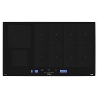 Whirlpool 90cm Full-Flexi 10 Zone Induction Cooktop With Assisted Display (SMP9010CNEIXL)