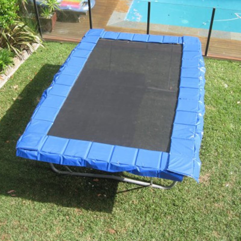 Buy Rectangular Trampoline Safety Pads in Blue 12m MyDeal