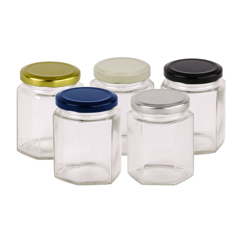 5.5L Glass Jar with Metal Lid and Shelf Glass Beverage Cold Drink