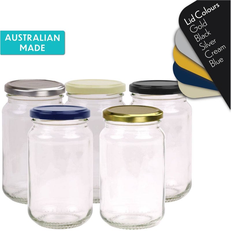 5.5L Glass Jar with Metal Lid and Shelf Glass Beverage Cold Drink