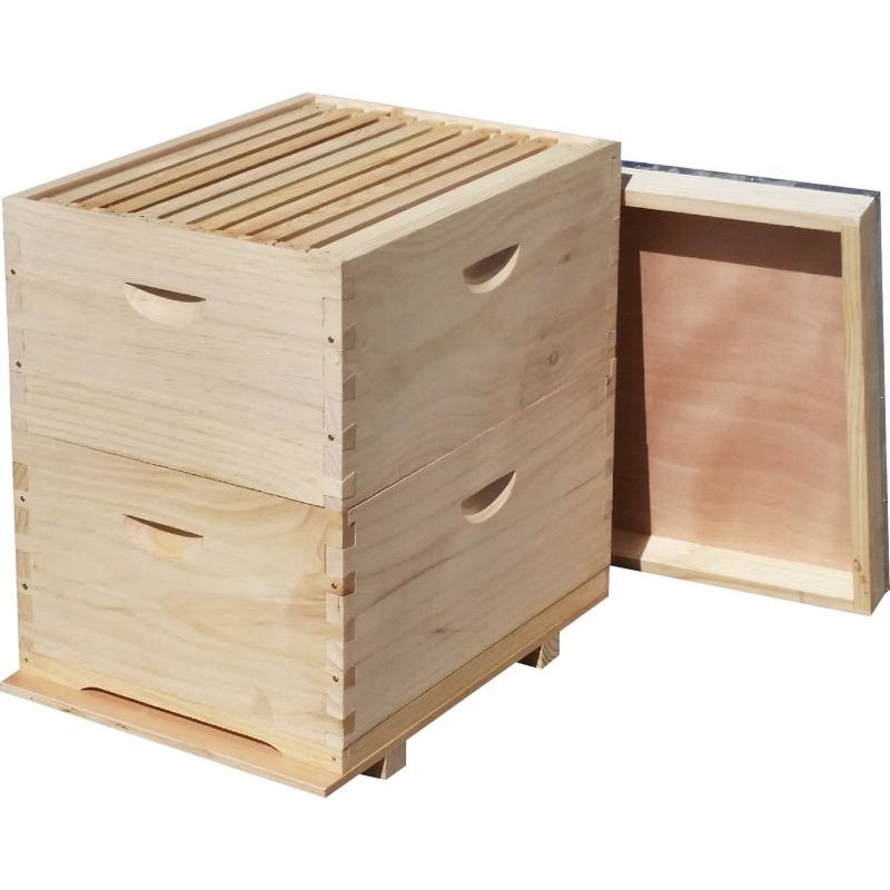 Full Depth Double Beehive w/ 20 Assembled Frames