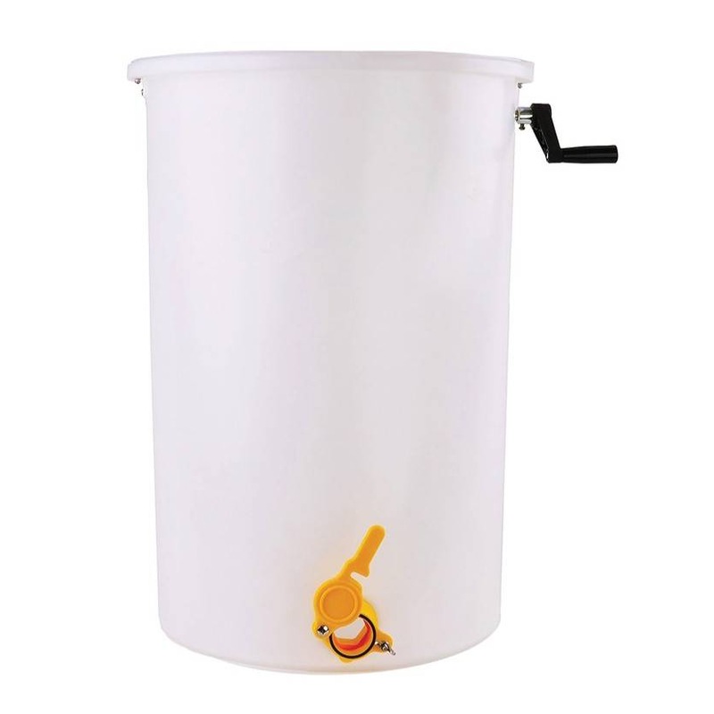 Manual Honey Extractor 3 Frame Plastic with Hinged Lid and Honey Gate