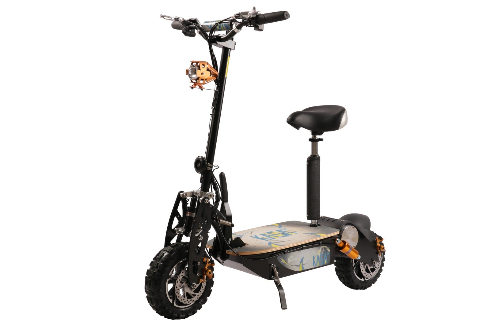KASA S2000R Electric Scooter 2000W 60V Motorised Turbo LED Adults 12inch Off Road Tyre Foldable Bike
