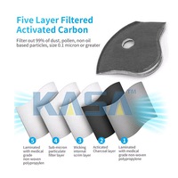 KASA Mask Filter for Anti Dust Air Pollution Activated Carbon Sport Masks