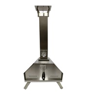 Kasa Tabletop Pizza Oven Portable Bbq Charcoal Wood Fired Outdoor Camping Steel