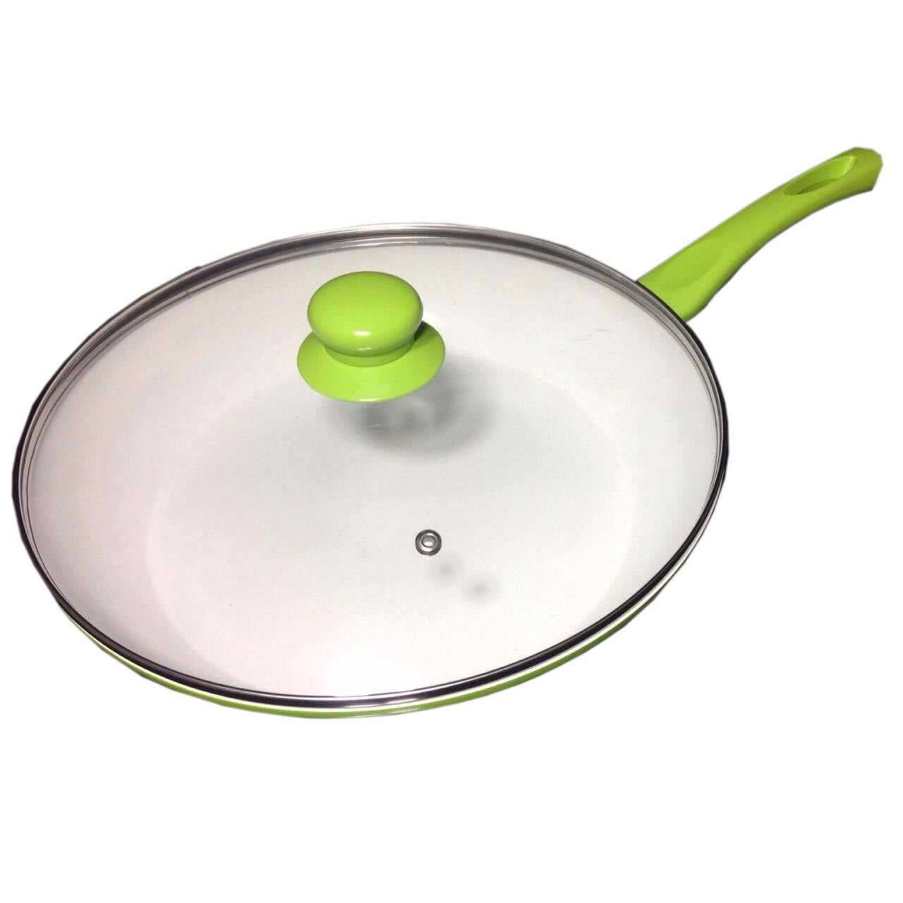 KASA Non-Stick Ceramic Stone Marble Coated Stable Cookware Fry Pan Green