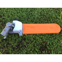 7 Teeth Rotating Polesaw Head w/ 12in Bar and Chain