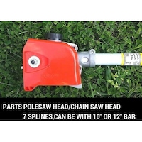 Polesaw Head Replacement w 7 Teeth for 10-12in Bars