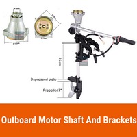 Kayak/Fishing Outboard Motor Shaft And Brackets For 2 Stroke/ 4 Stroke Engine