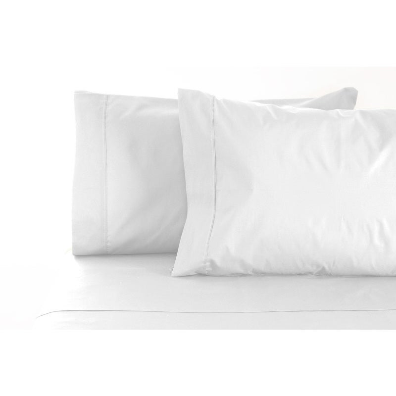 Jenny Mclean Queen Cotton Sheet Set in White 400TC