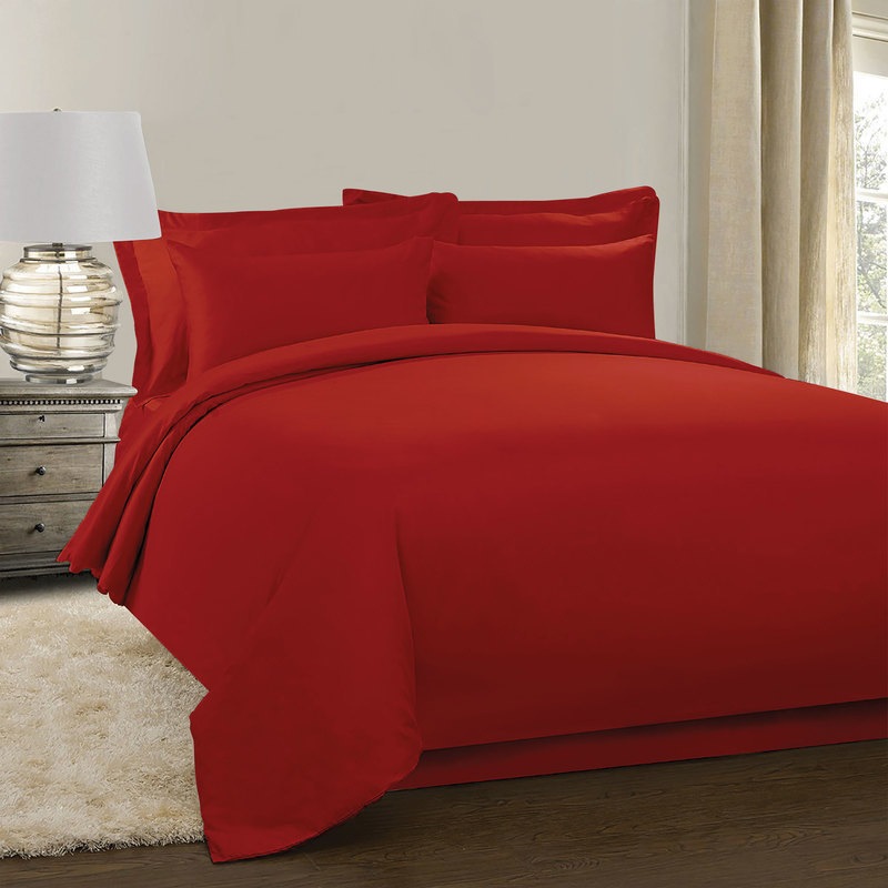 Jenny Mclean Single Cotton Quilt Cover Set in Red Buy Single Quilt