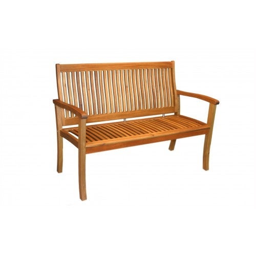 Q Furniture Espanyol 2 Seater Acacia Hardwood Outdoor Bench