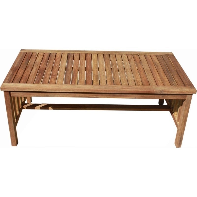 Q Furniture European Outdoor Wooden Coffee Table 120x60cm