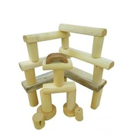 Q Toys NATURAL TREE BLOCKS