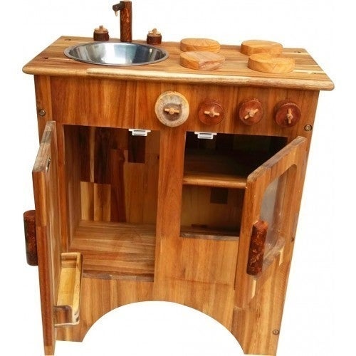 Q Toys Natural Wood Sink and Stove