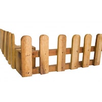 Set of 4 Wooden Fences Pretend Play