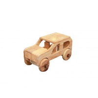 Wooden Natural Car Pretend Play