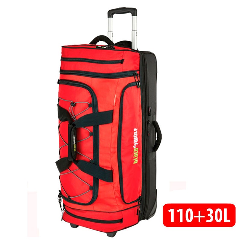 Buy BlackWolf Bladerunner 110+30 Drop Bottom Duffle Chilli MyDeal