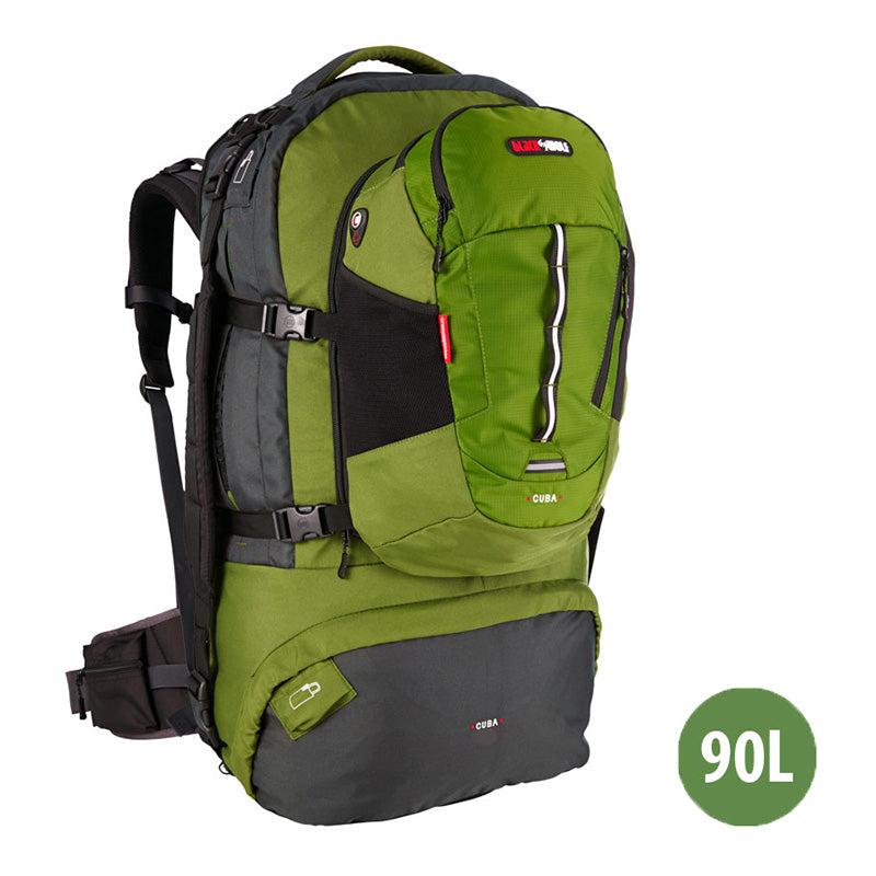 Black wolf 90l backpack sale