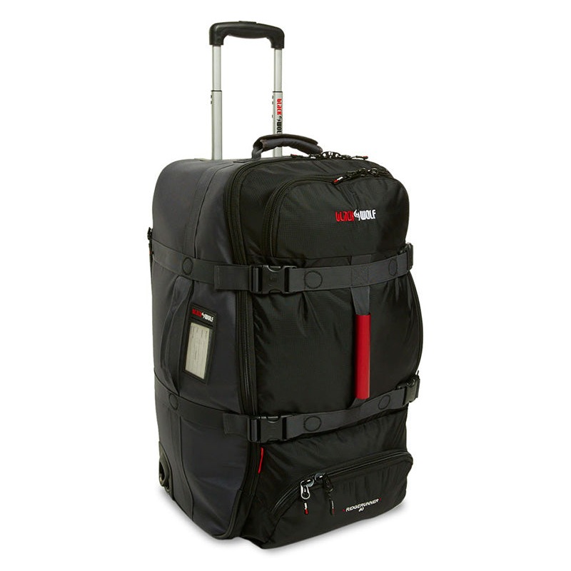 Buy Blackwolf Ridgerunner 80L Duffle/Backpack on Wheels Black MyDeal