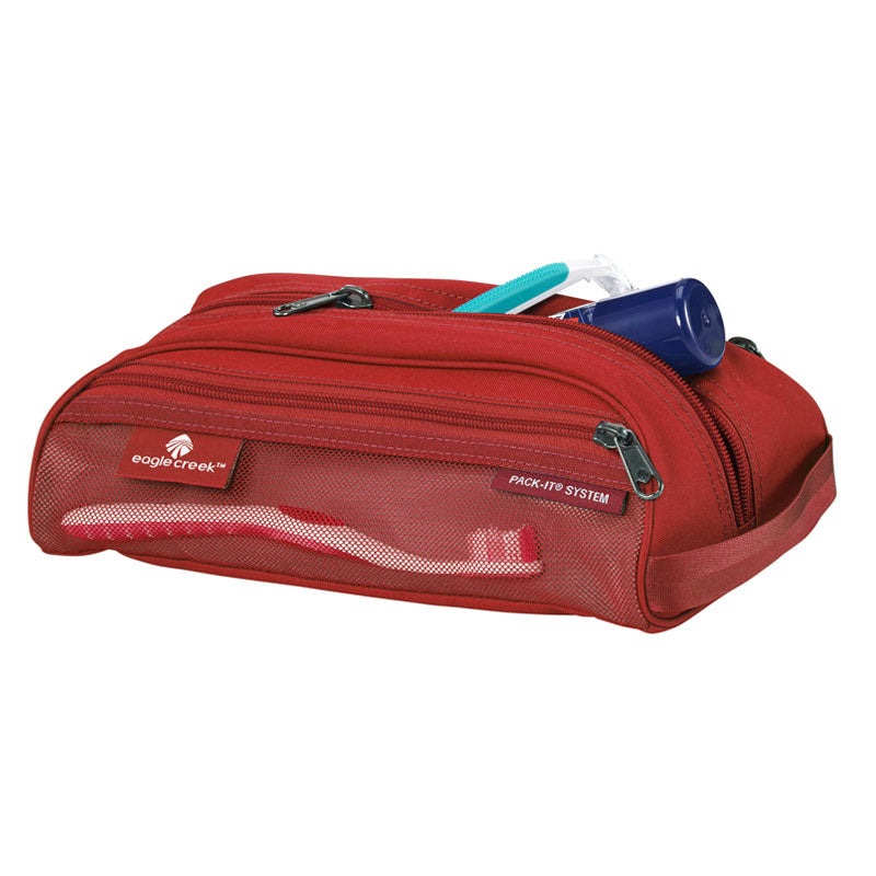 Buy Eagle Creek PackIt™ Quick Trip Toiletry Bag Red MyDeal